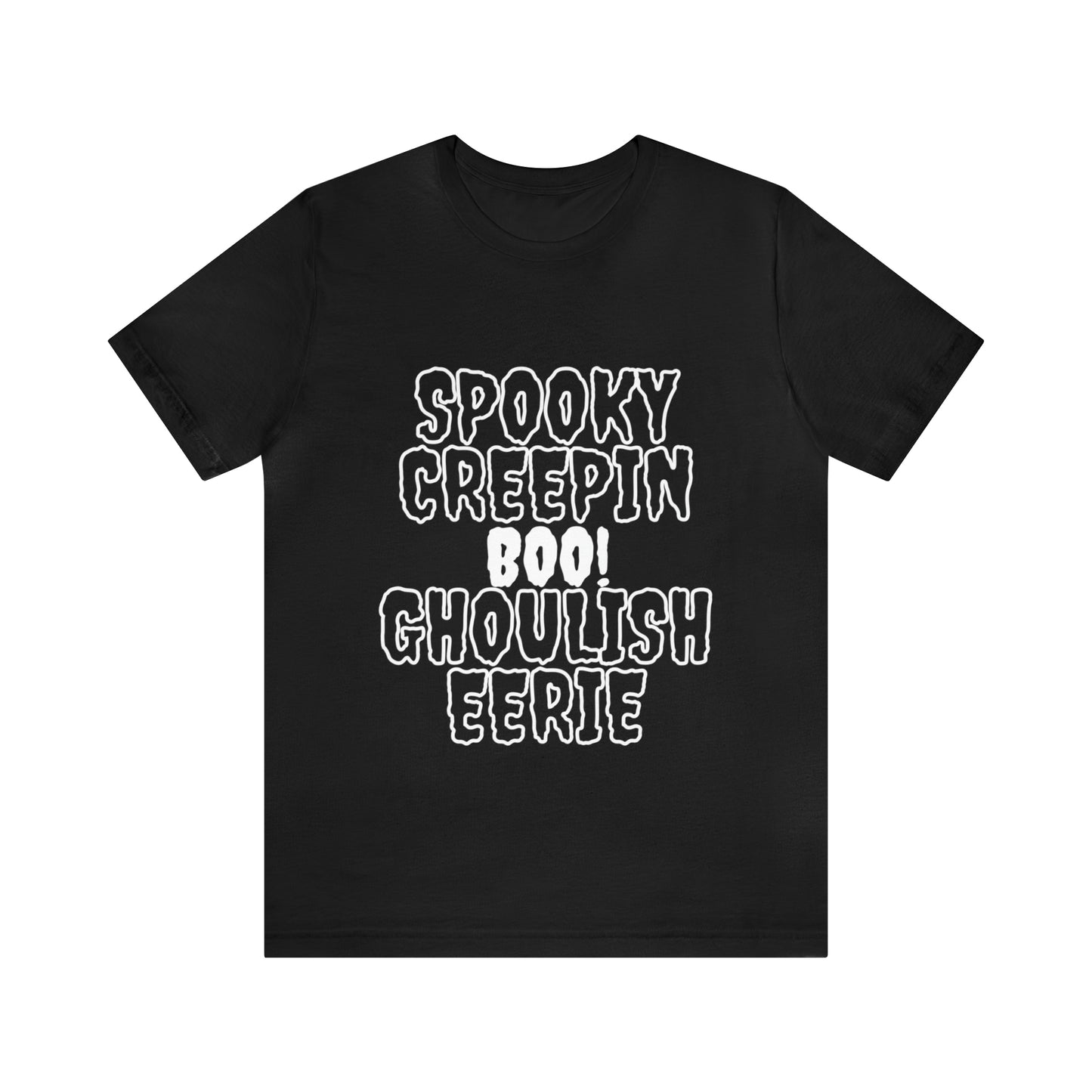 men's halloween shirt spooky creepin boo ghoulish eerie
