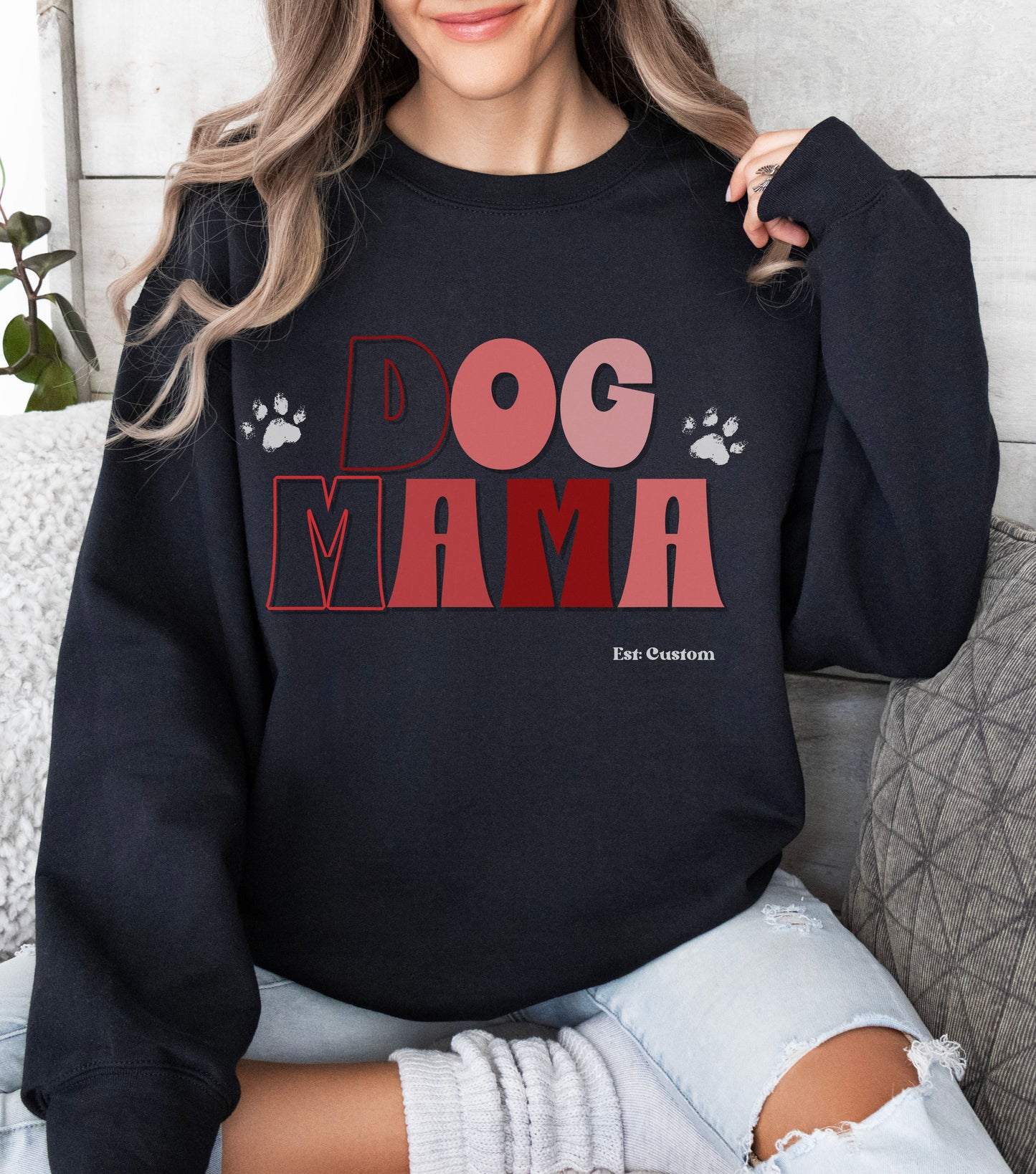 personalized trendy dog mom sweatshirt personalized gift for Aussie  dog mom