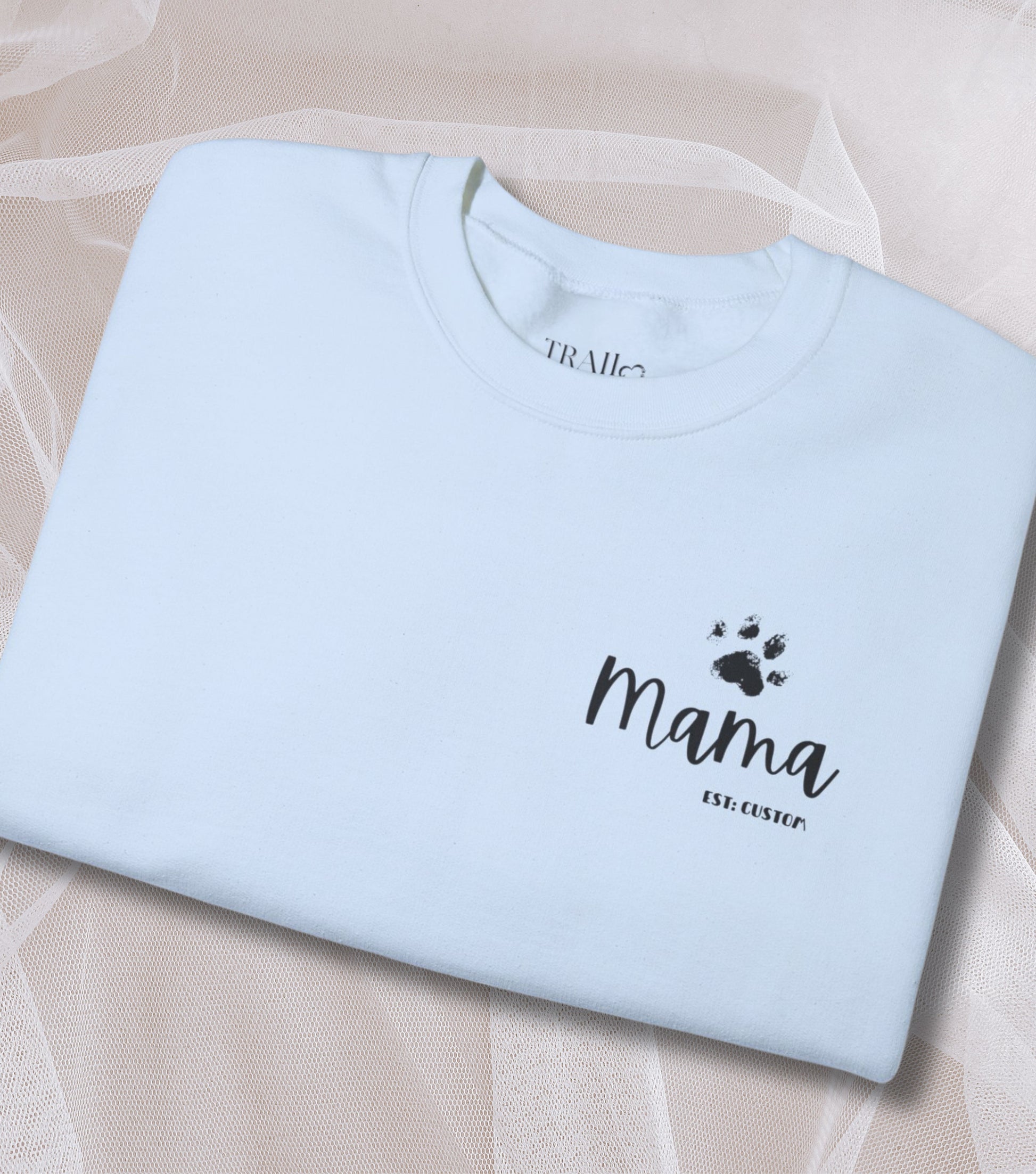 Personalized dog mama Sweatshirt gift for new Aussie dog mom crewneck 