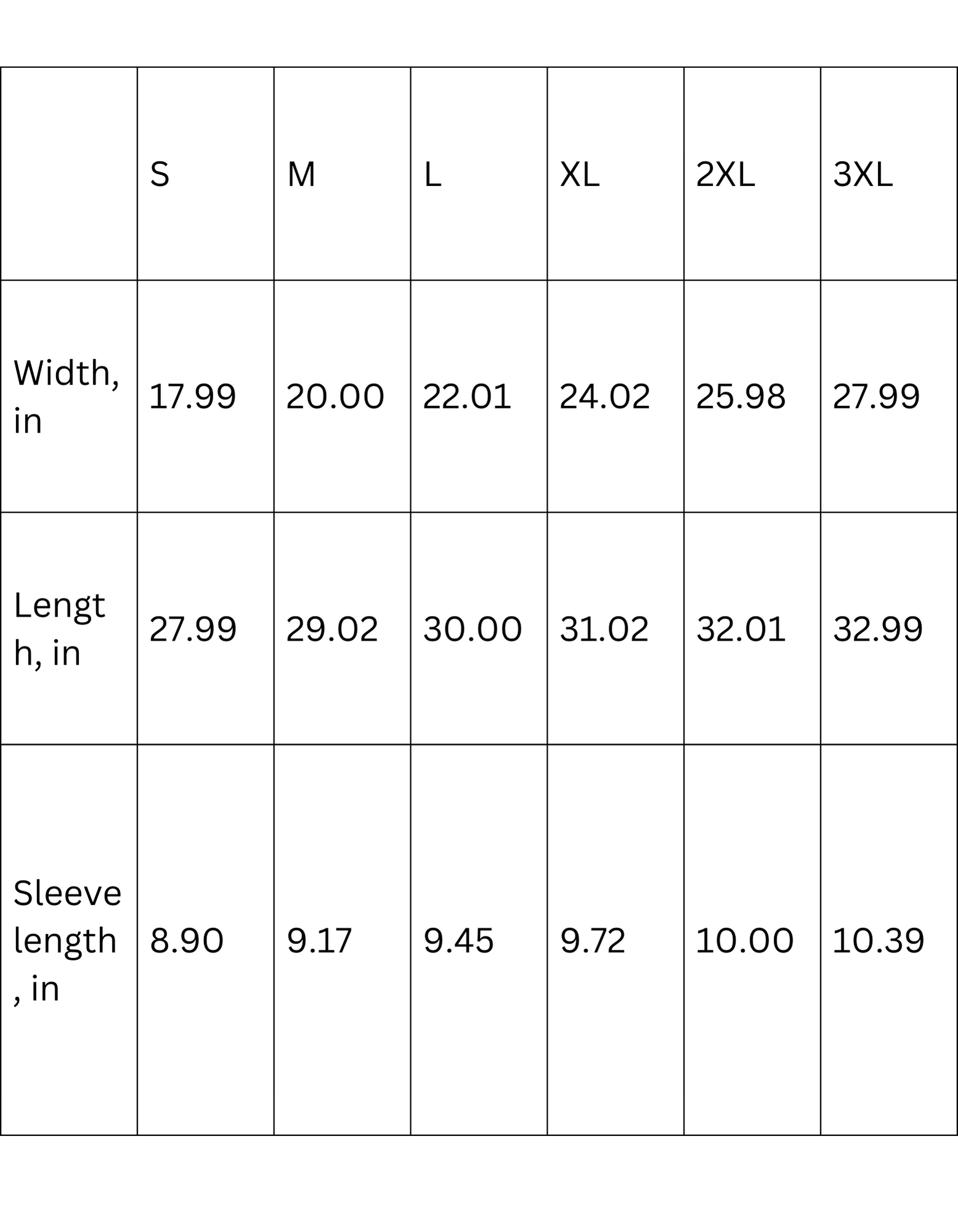 western shirts for women  size chart