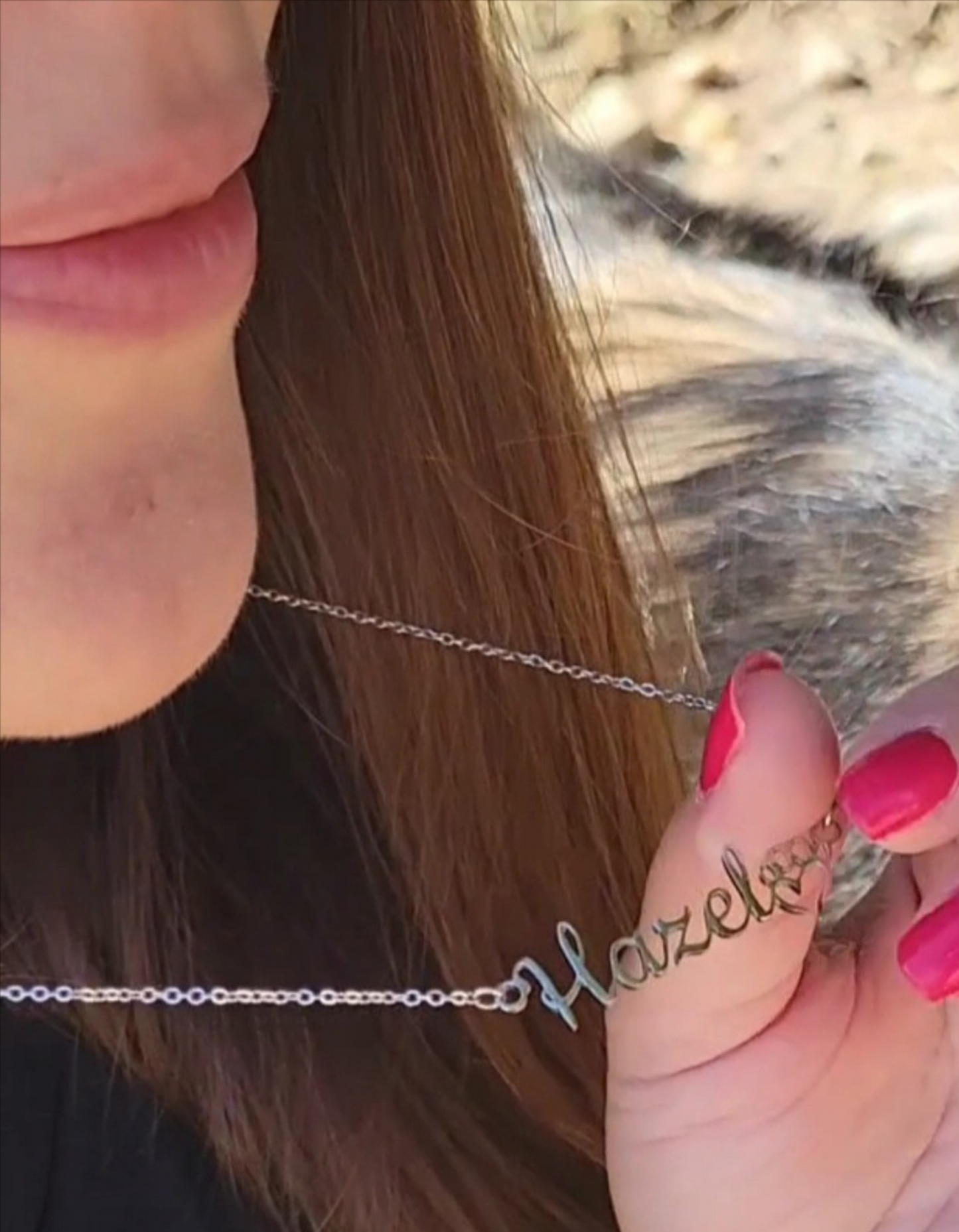 personalized necklace for dog mama