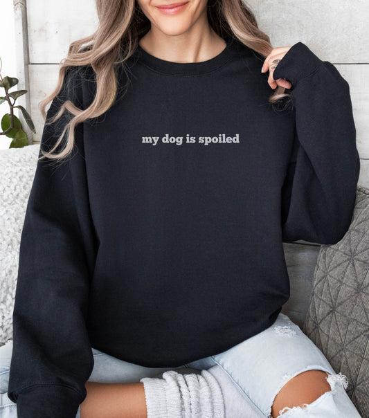 Dog mom sweater gift for Doxie lover cozy oversized crewneck 